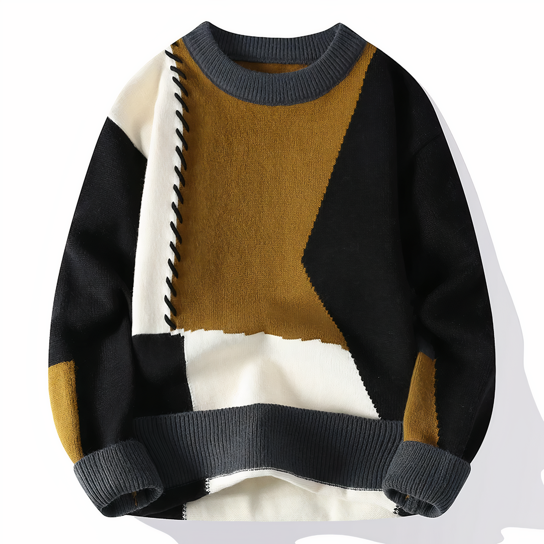 Drune | Einzigartiger Patchwork Pullover