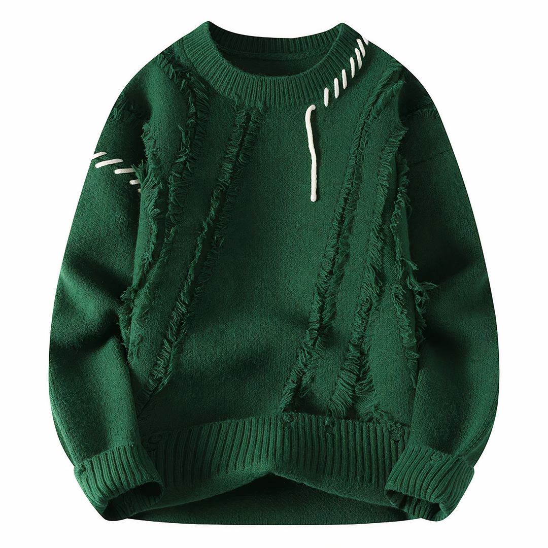 Drune | Einzigartiger Patchwork Pullover