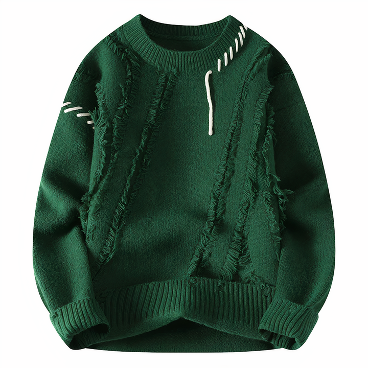 Drune | Einzigartiger Patchwork Pullover
