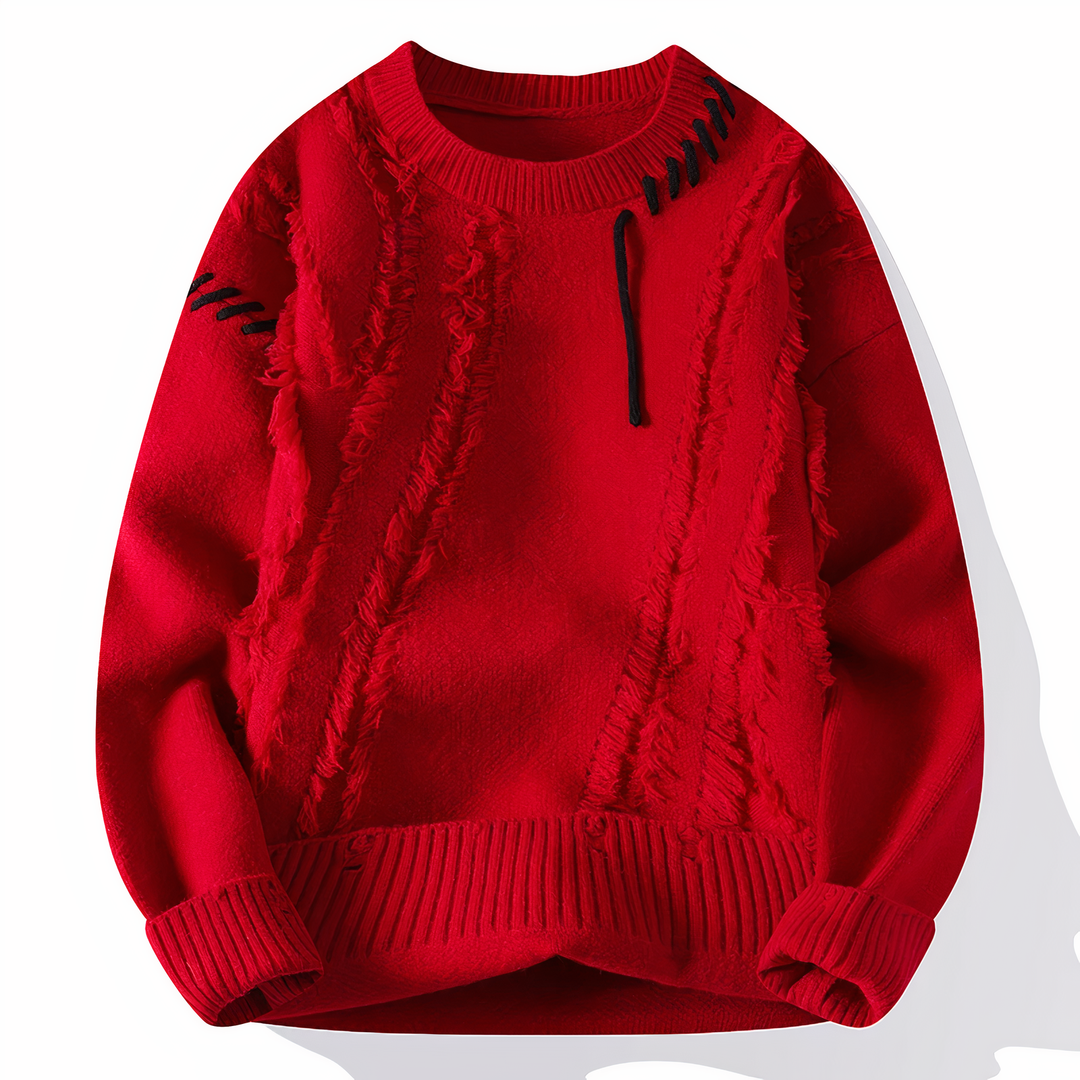 Drune | Einzigartiger Patchwork Pullover