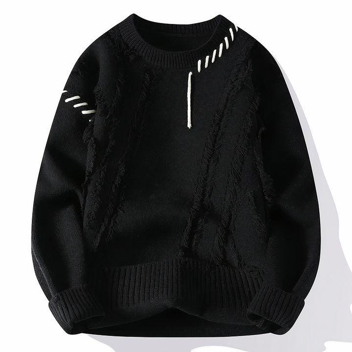 Drune | Einzigartiger Patchwork Pullover