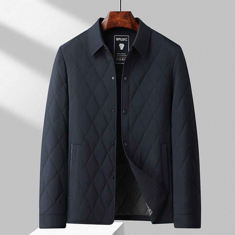 Drune | Gestepptes Jacket Gerade Geschnittene Knopfleiste Jacke