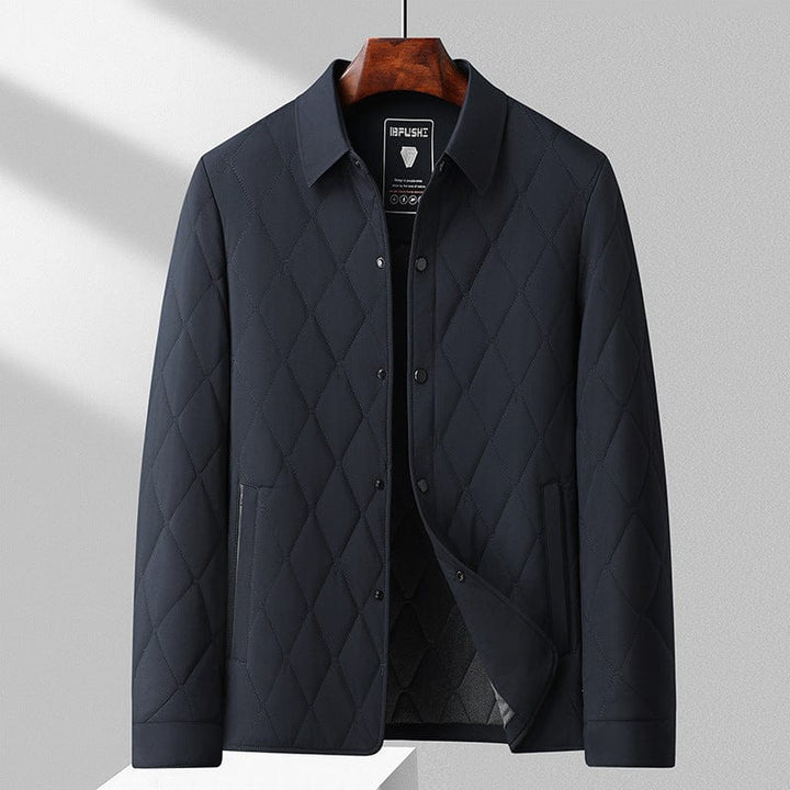 Drune | Gestepptes Jacket Gerade Geschnittene Knopfleiste Jacke