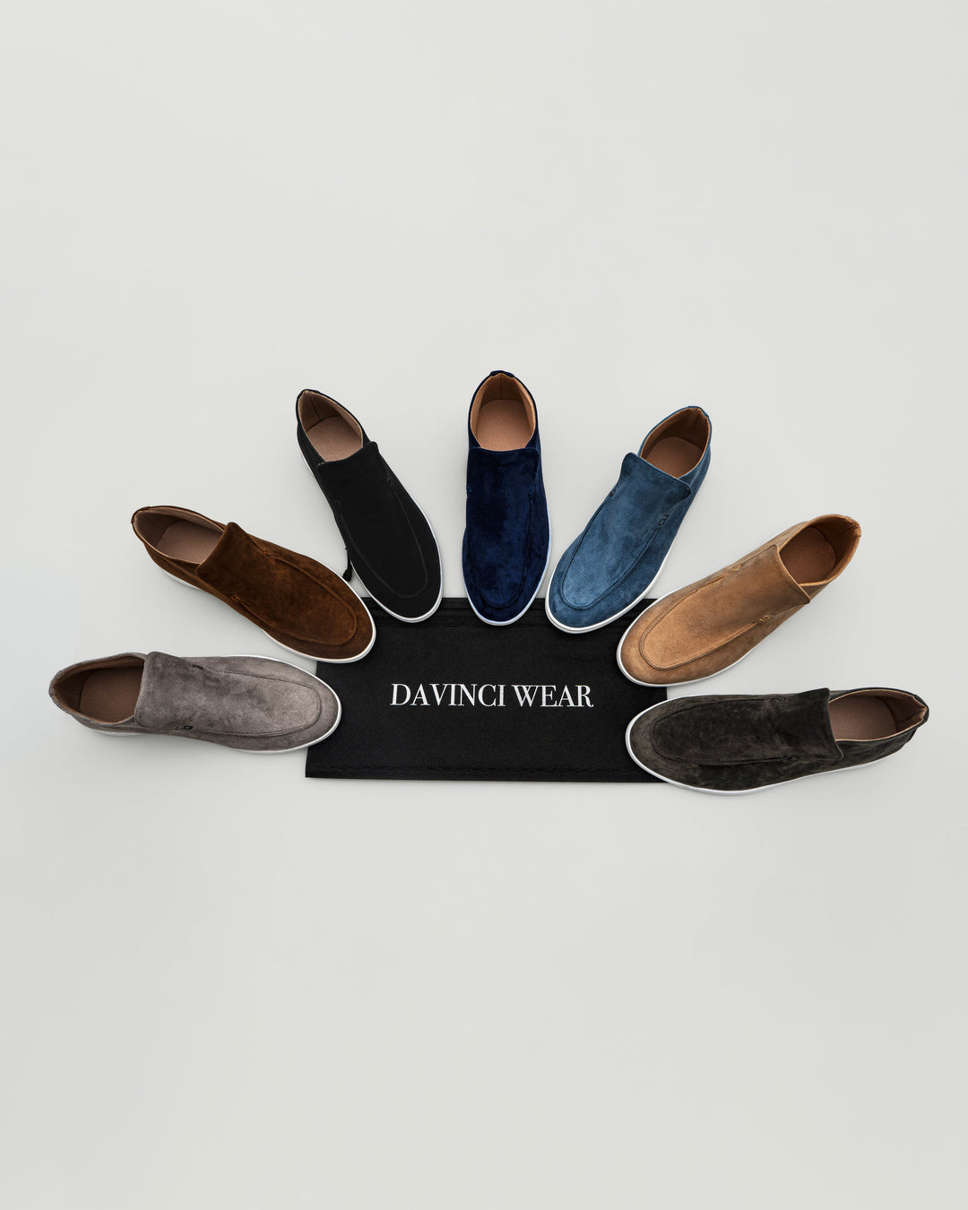 Drune | Schuhe Chukka Stiefel Wildleder Slip on Bequeme Gummisohle