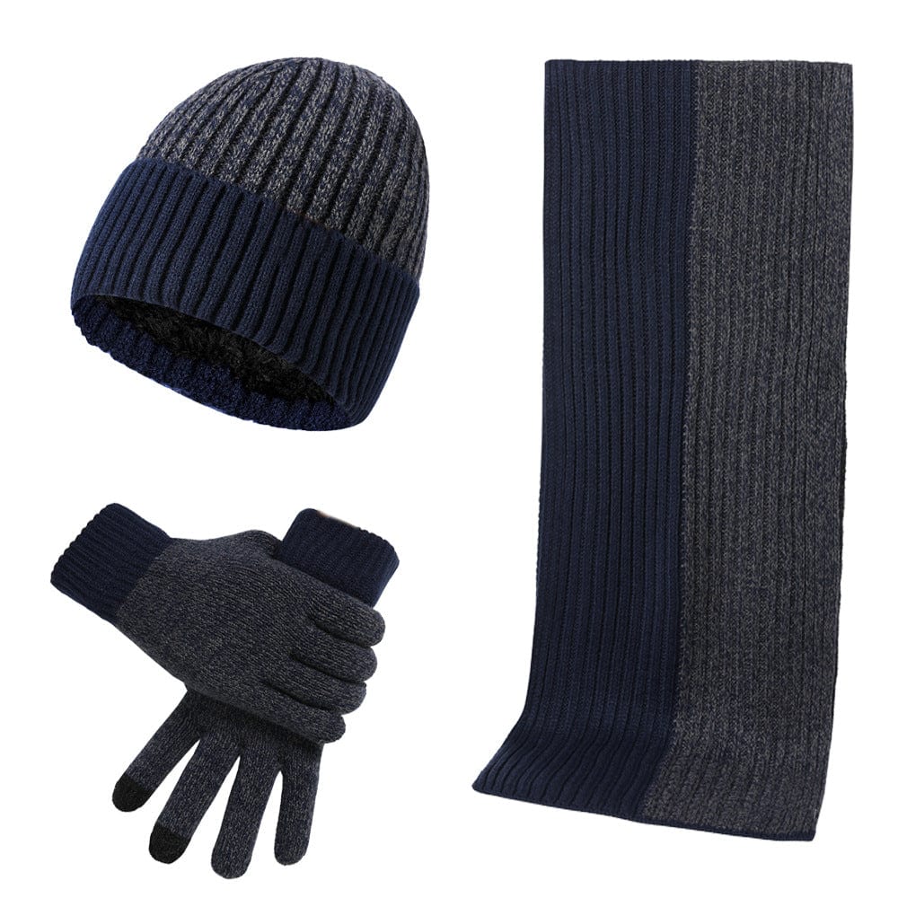 Drune | Strickmütze Und Schal Weich Und Warm Geripptes Elastisches Material