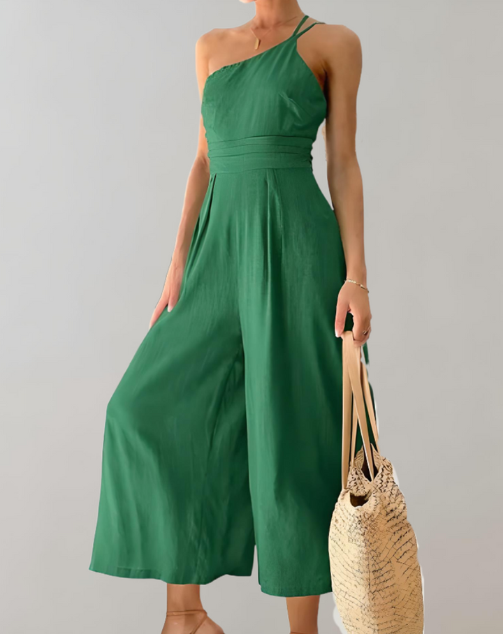 Drune | Eleganter Jumpsuit mit Asymmetrischem Träger