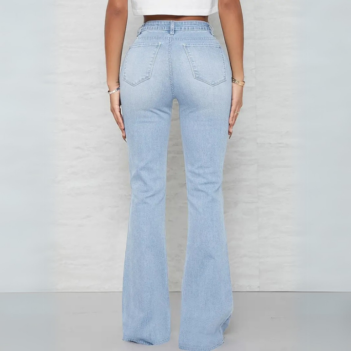 Drune | Dehnbare Schlagjeans für Damen