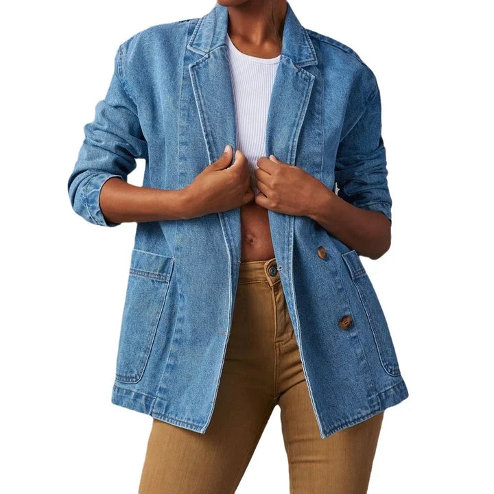 Drune | Blazer Lockere Passform Lang Jacke Damenbekleidung