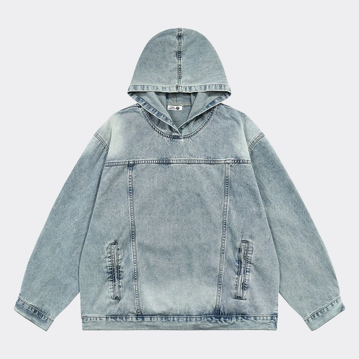 Drune | Denim Hoodie