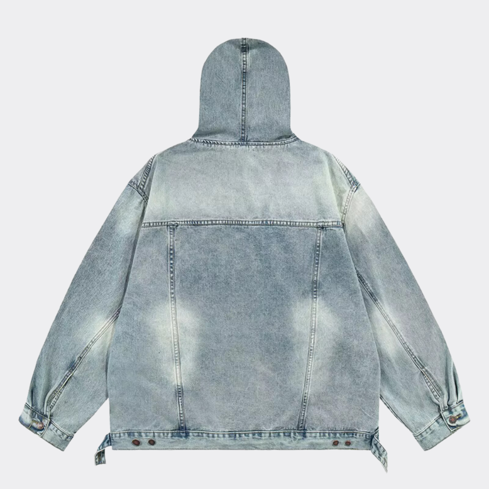 Drune | Denim Hoodie
