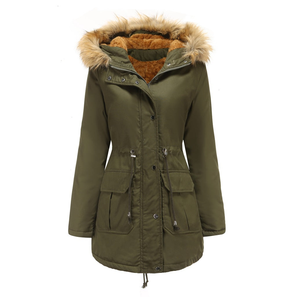 Drune | Winterparka mit Kunstfell und Teddy-Fütterung