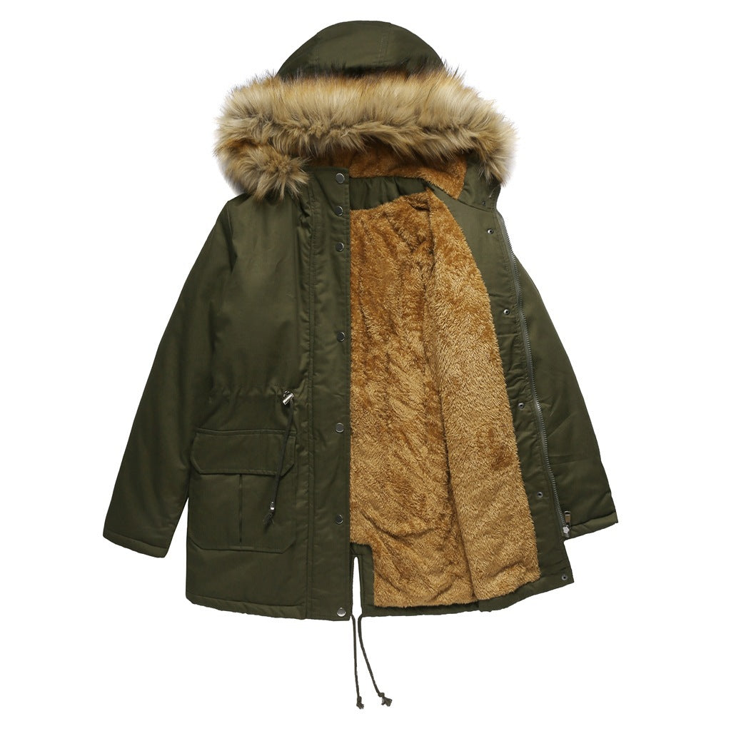 Drune | Winterparka mit Kunstfell und Teddy-Fütterung