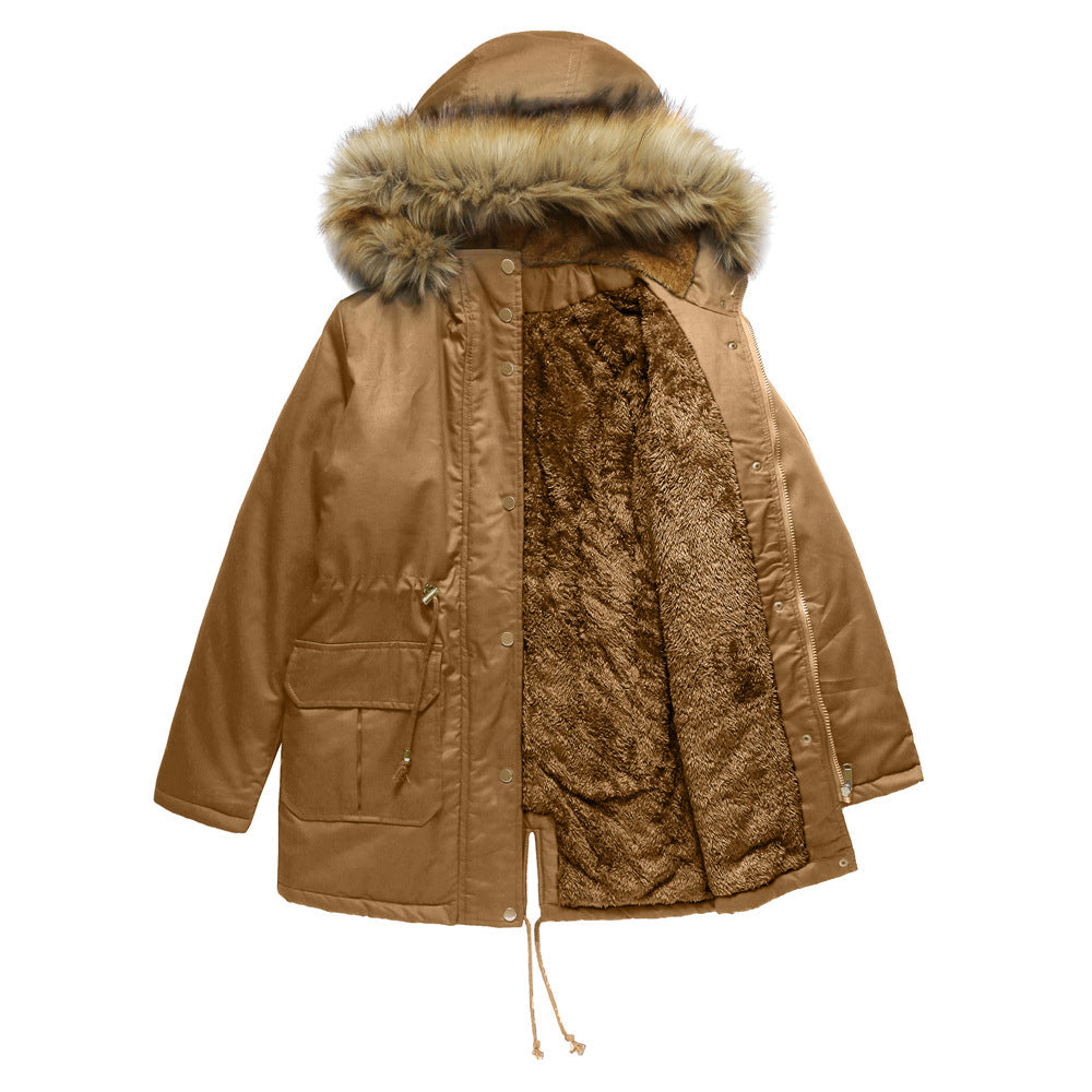 Drune | Winterparka mit Kunstfell und Teddy-Fütterung