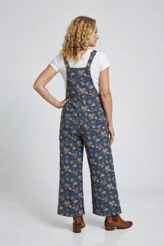Damen Latzhose Damen Leinenoptik