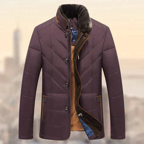 Drune | Herren Warme Steppjacke