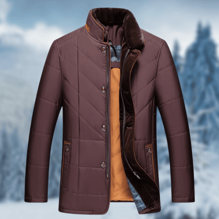 Drune | Herren Diamant gestepptes Puffer-Jacket