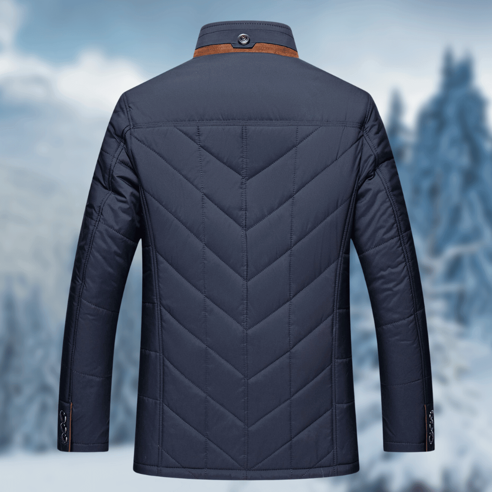 Drune | Herren Diamant gestepptes Puffer-Jacket