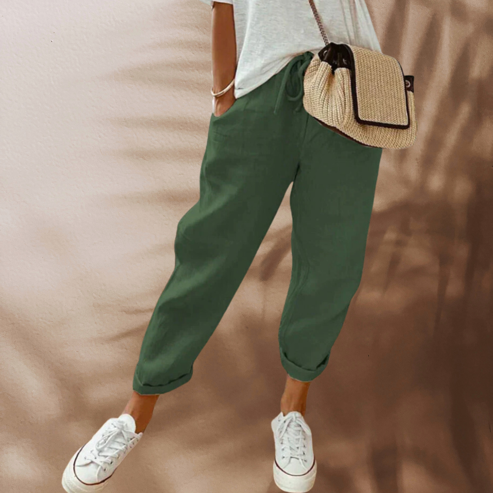 Drune | Lässige und Stylische Leinen Hose