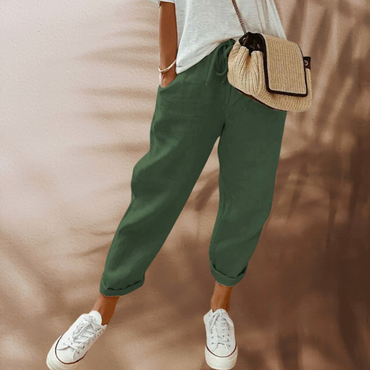 Drune | Lässige und Stylische Leinen Hose