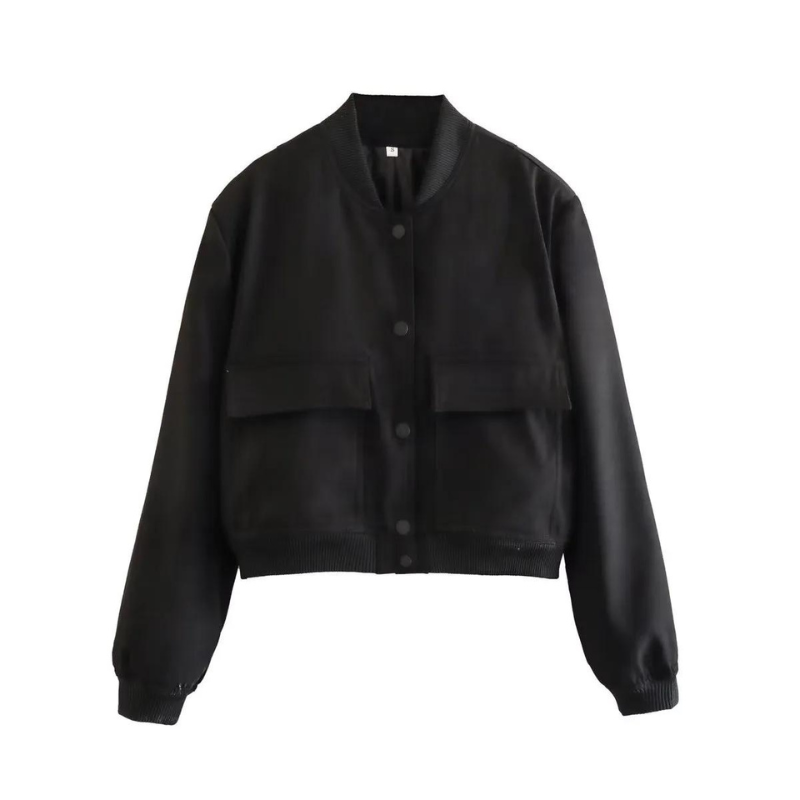 Drune | Couture Bomberjack mit Taschen Reguläre Passform Essential