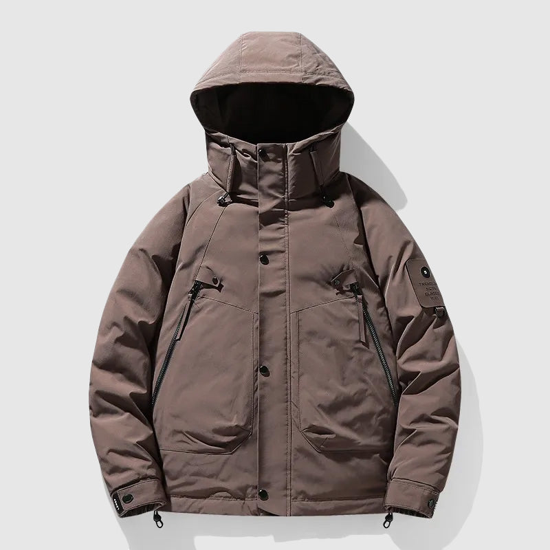Drune | Kapuze Daunenfüllung Herrenjacke