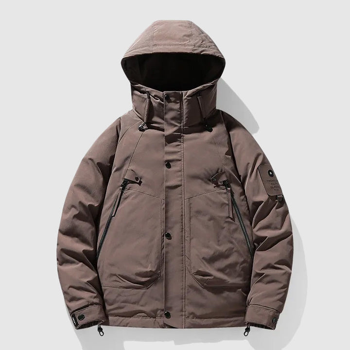Drune | Kapuze Daunenfüllung Herrenjacke