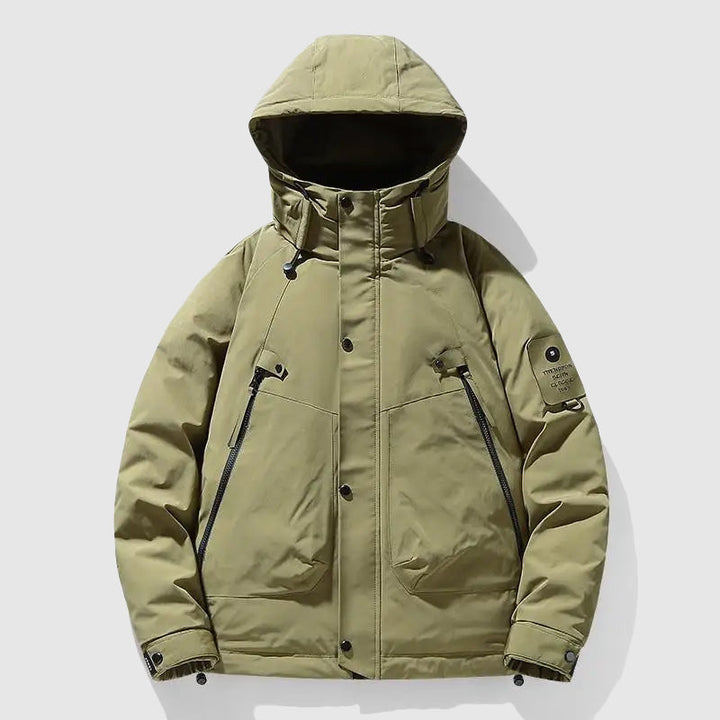 Drune | Kapuze Daunenfüllung Herrenjacke