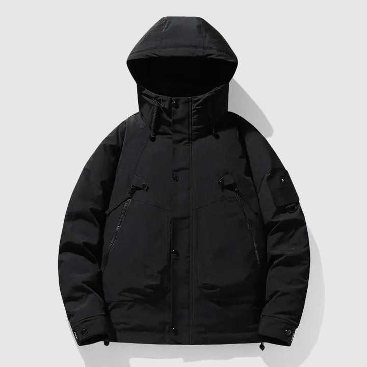 Drune | Kapuze Daunenfüllung Herrenjacke