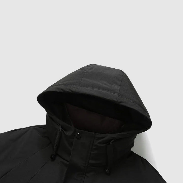 Drune | Kapuze Daunenfüllung Herrenjacke