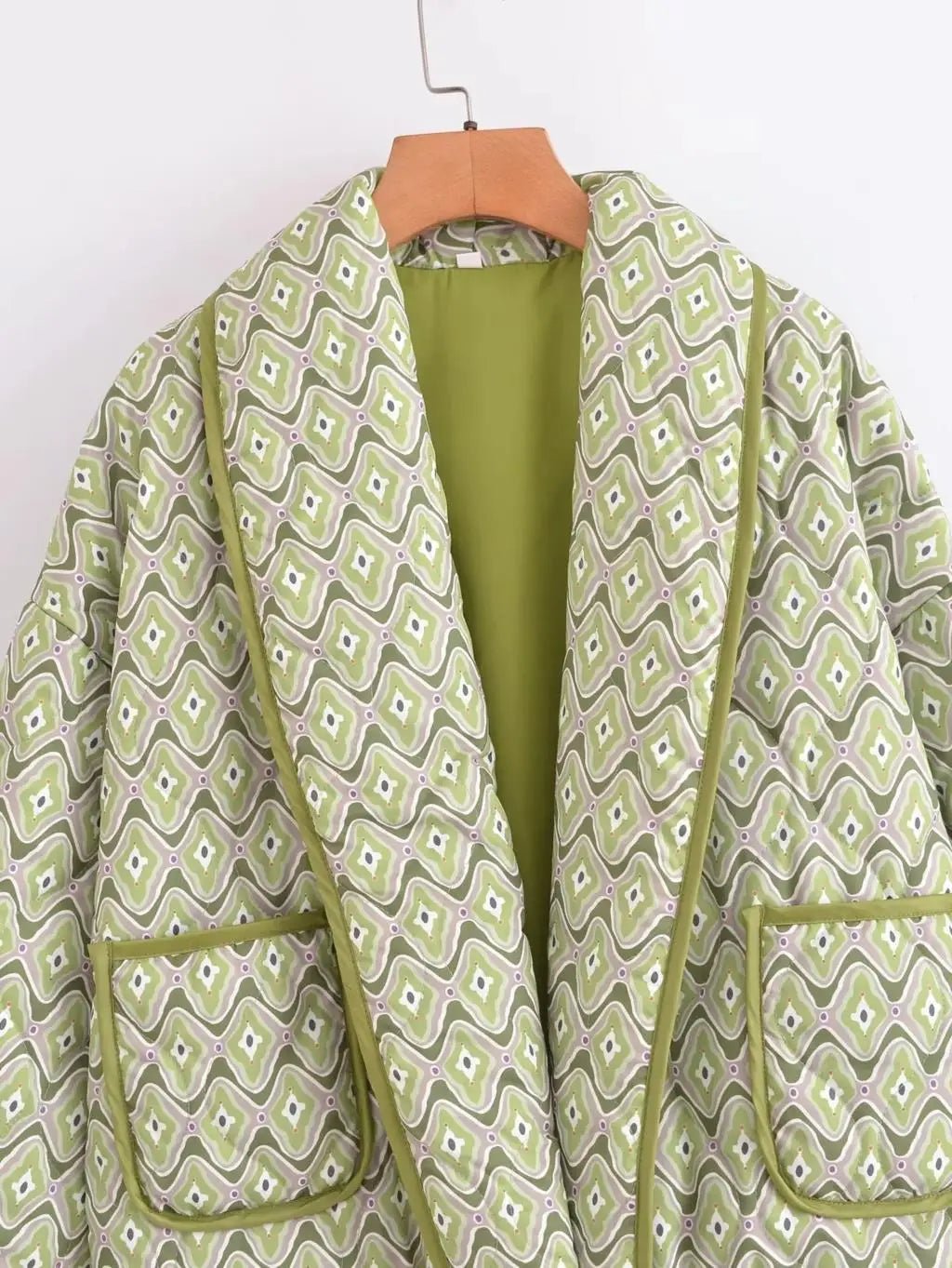 Drune | Steppjacke - Leichter Boho-Stil - Lockere Passform - Vielseitige Schicht