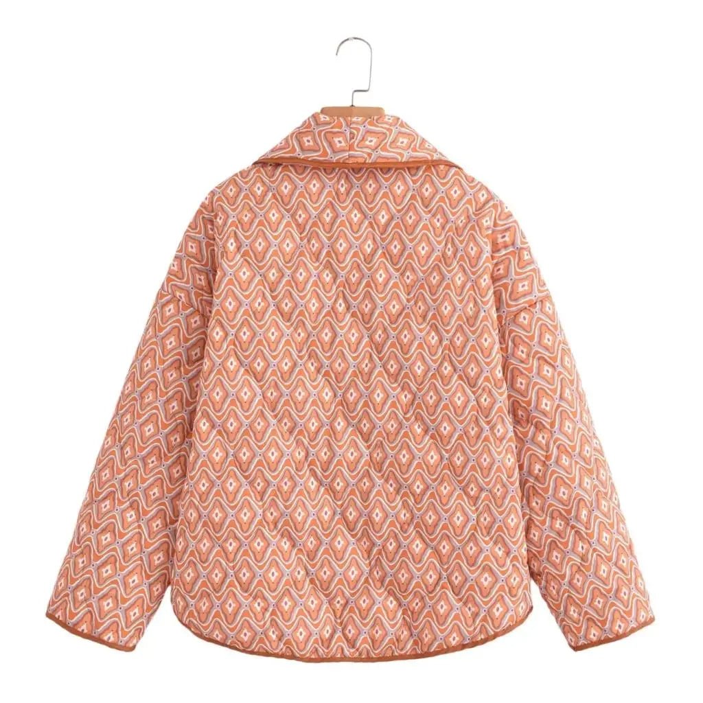 Drune | Steppjacke - Leichter Boho-Stil - Lockere Passform - Vielseitige Schicht