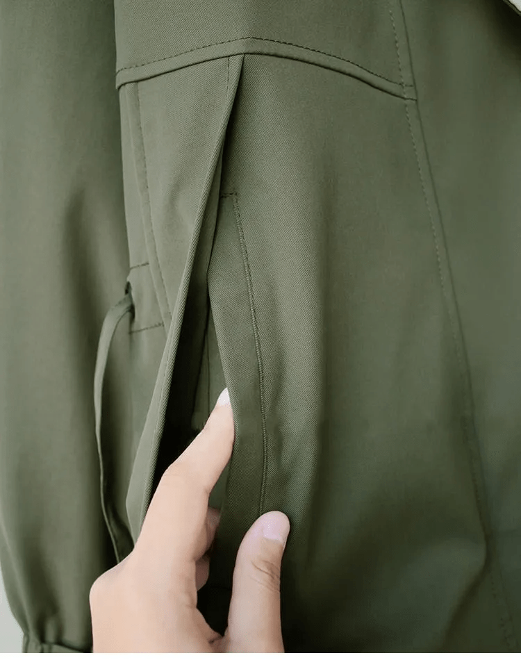 Drune | Tone Kontrastjacke - Leichter Stoff - Lässige Passform - Moderner Freizeitstil