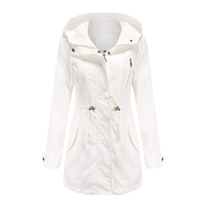 Drune | Hooded Parka Jacke - Verstellbare Taille - Wasserabweisender Stoff - Alltag Casual
