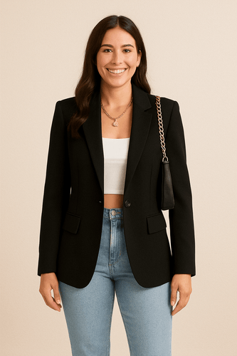 Drune | Blazer Eleganter Klassischer für Büro und Alltag
