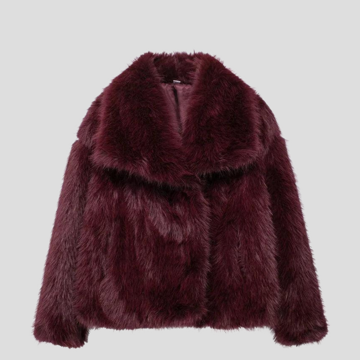 Drune | Eleganter Taillierter Kunstpelzmantel Winter