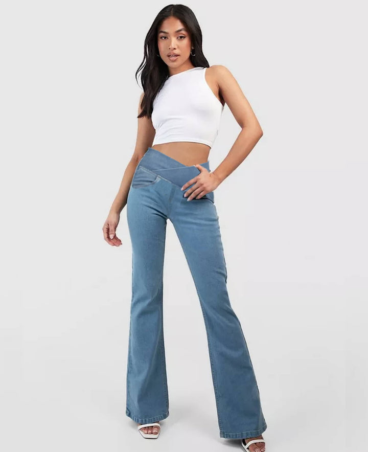 Drune | Dehnbare Jeans mit hoher Taille
