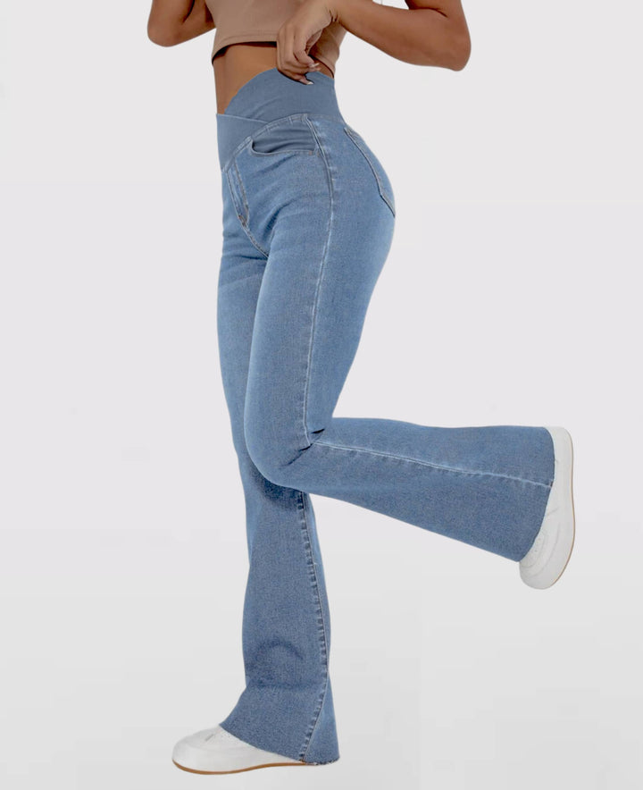 Drune | Dehnbare Jeans mit hoher Taille
