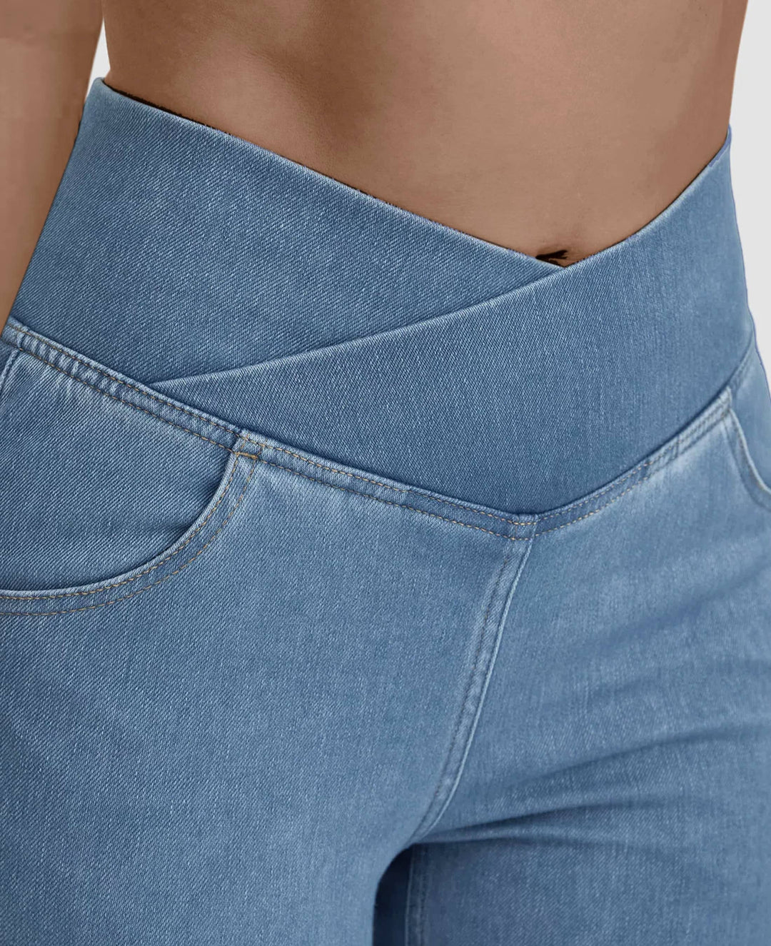 Drune | Dehnbare Jeans mit hoher Taille