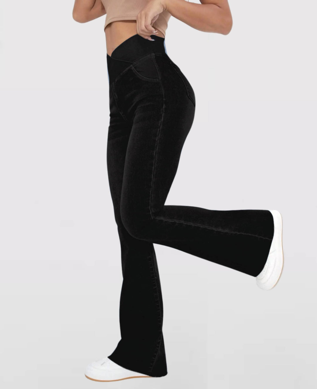 Drune | Dehnbare Jeans mit hoher Taille