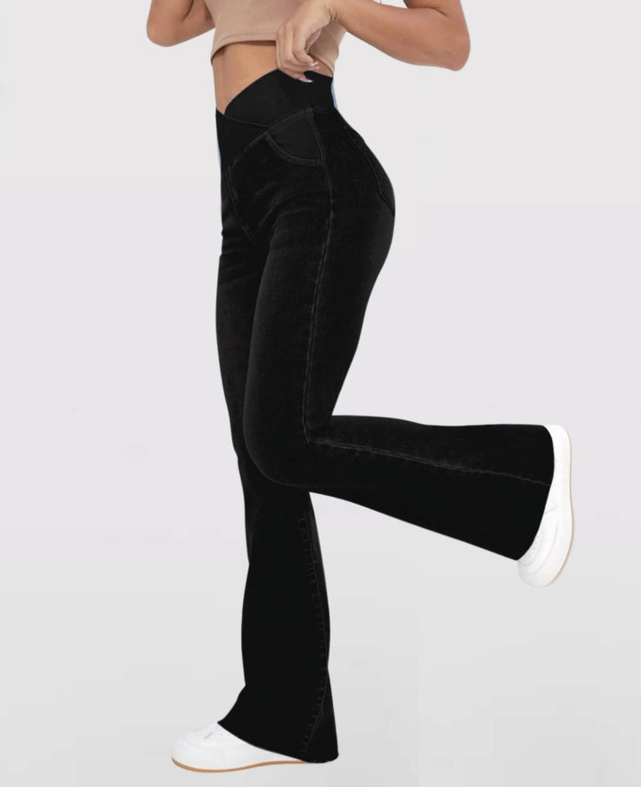 Drune | Dehnbare Jeans mit hoher Taille
