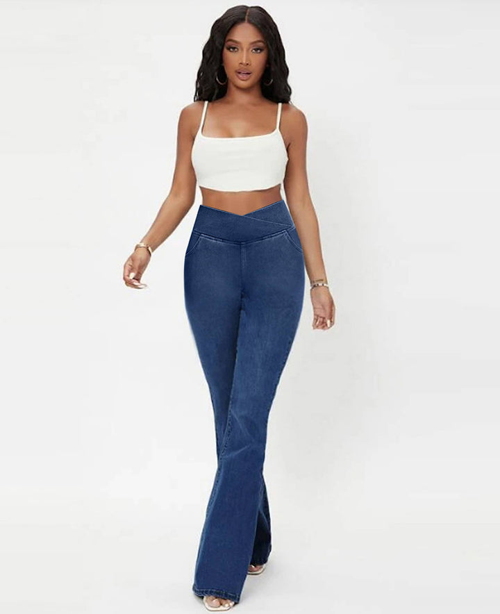 Drune | Dehnbare Jeans mit hoher Taille