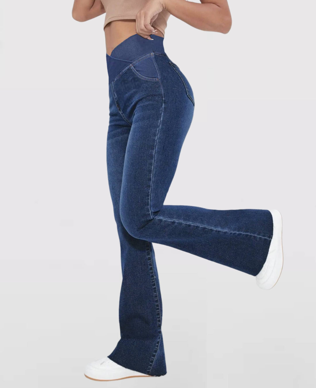 Drune | Dehnbare Jeans mit hoher Taille