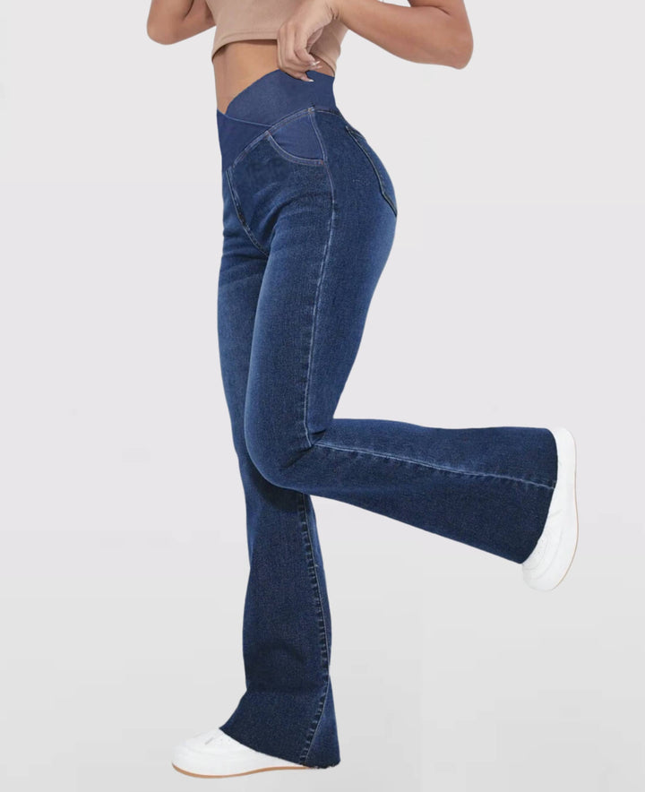Drune | Dehnbare Jeans mit hoher Taille