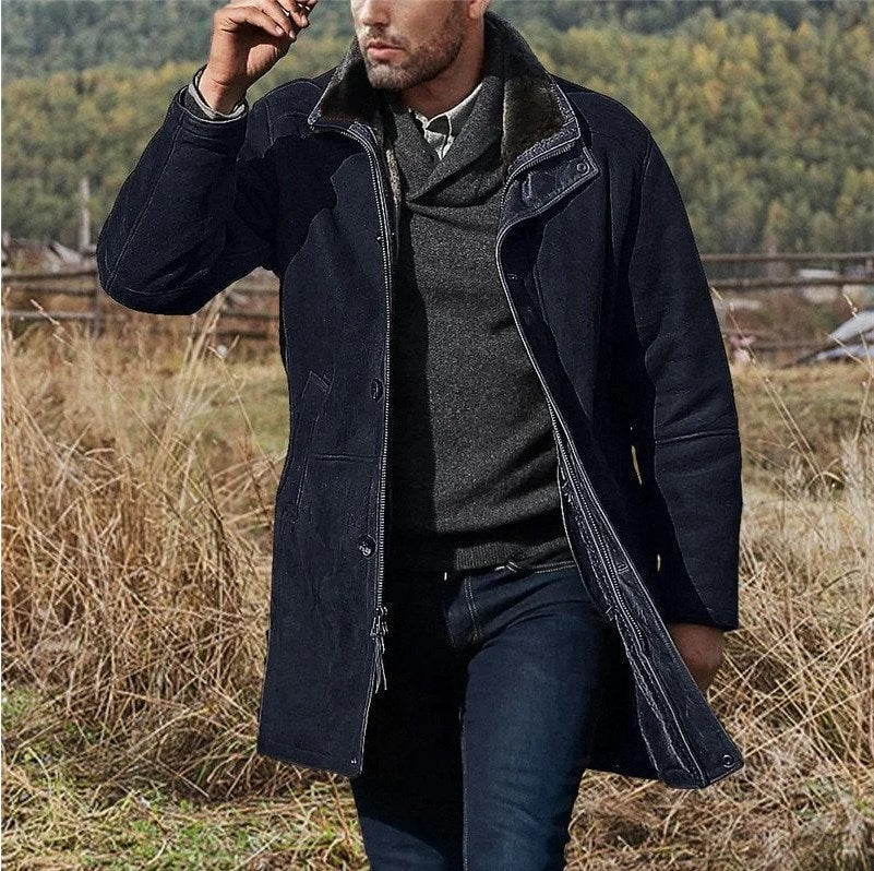 Drune | Wildlederjacke Herren wasserabweisend