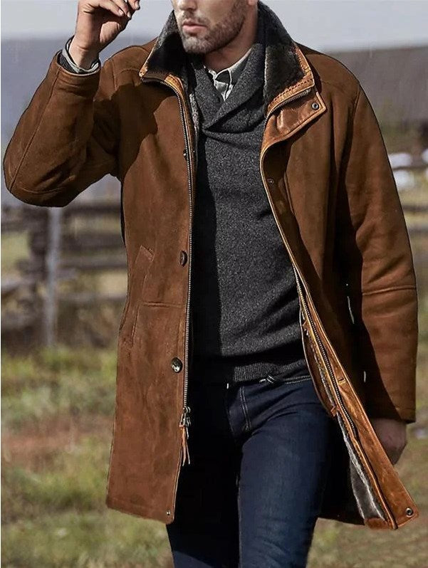 Drune | Wildlederjacke Herren wasserabweisend