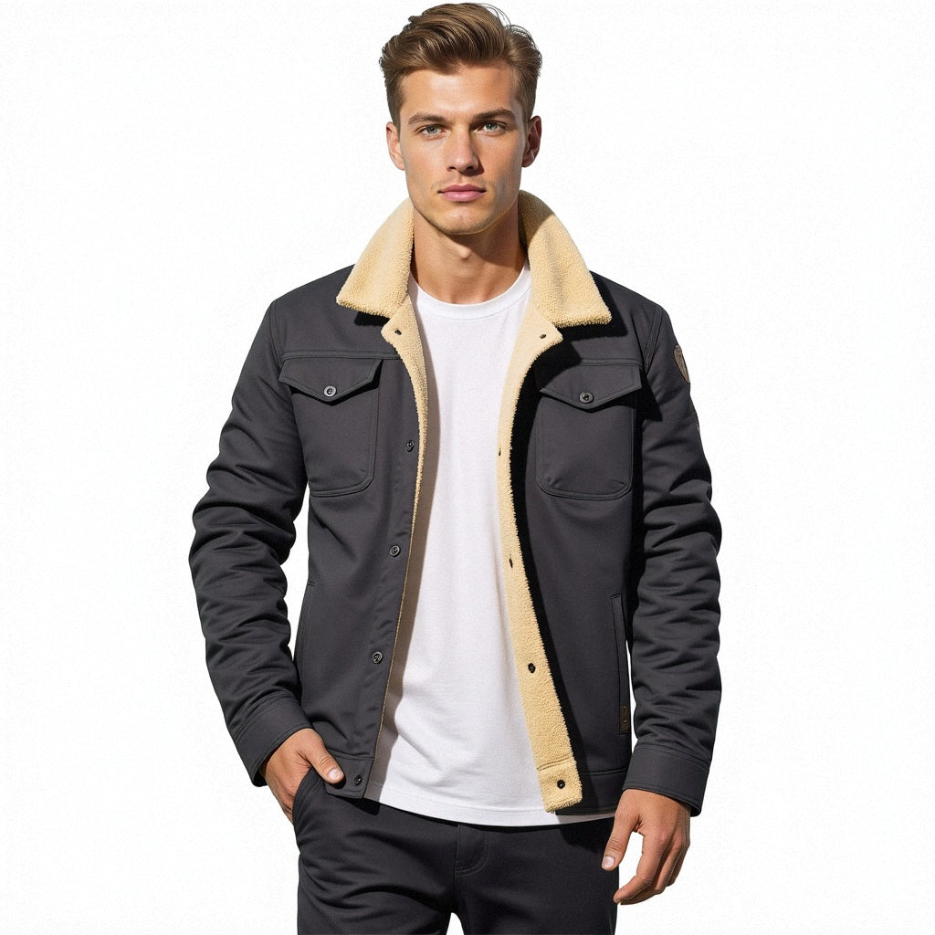 Drune | Retro Bomberjacke Für Herren Im Weinlese Stil