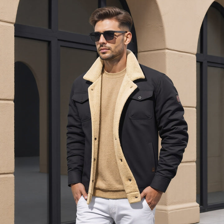 Drune | Retro Bomberjacke Für Herren Im Weinlese Stil