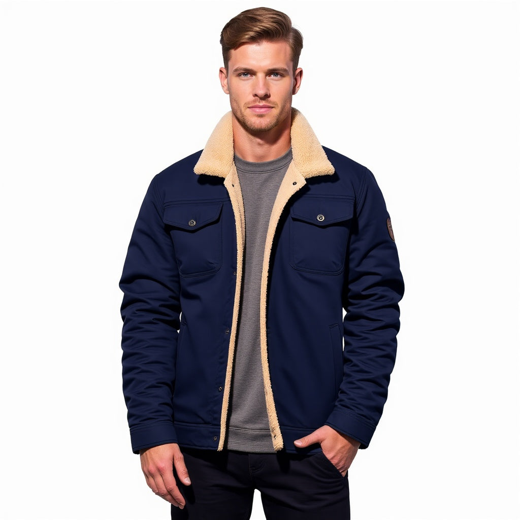 Drune | Winter Bomberjacke Vintage Stil - Warm gefüttert für Freizeit und Alltag