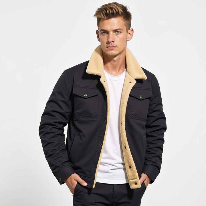 Drune | Winter Bomberjacke Vintage Stil - Warm gefüttert für Freizeit und Alltag
