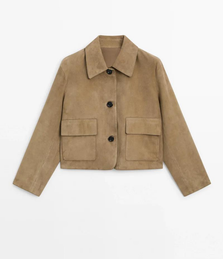 Drune | Klassische Wildlederjacke